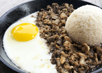 Sandok Pork Sisig with Egg
